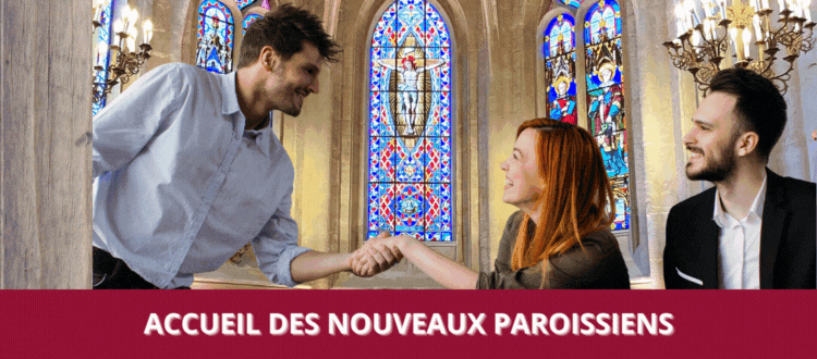 La joie de l&#039;accueil des nouveaux paroissiens.