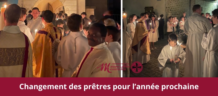 Départ de Père Jacques Frachon et Augustin notre séminariste, bientôt. 